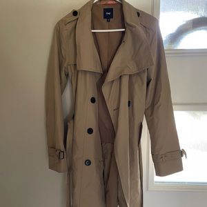 Gap Tan Trench Coat